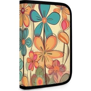 Vintage Stijl Bloemen Gereedschapstas Opbergzakken Gereedschapstassen voor Mannen Tool Bag Organizer Grote Opbergzakken Opbergzakken met Rits Ruimte Zakken Gereedschapstas voor Vrouwen Opvouwbare Tas,