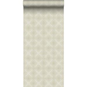 behang tegelmotief groen 53 cm x 10.05 m - van Sanders & Sanders