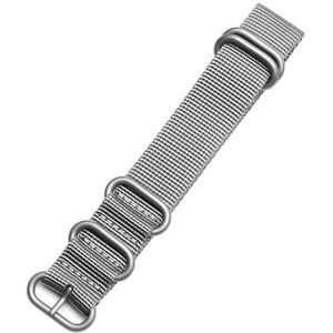 InOmak Fabric Watch Band 18-22 mm vervangende horlogeband, 20 mm, Nylon