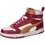 PUMA Unisex Rbd Game Sneaker, Alpine Sneeuw Caramel Latte Intens Rood, 42 EU