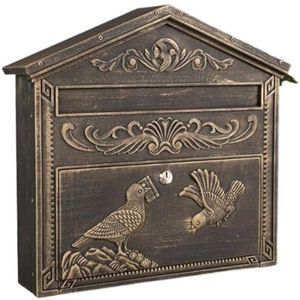 Postdozen Brievenbus Brievenbussen Wandbrievenbussen Brievenbussen Voor Buiten Brievenbus Retro Villa Outdoor Pakketkast