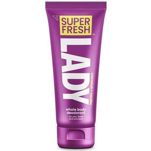 Super Fresh Lady Parts Feminine Hygiene Deodorant Lotion For Breasts, Private Parts, Crotch & Inner Thigh to Stop Odor & Stickiness - Aluminum Free Deodorant For Women - No Talc or Parabens - CLEAR PROTECTION - CocoVanilla Scent - 4oz