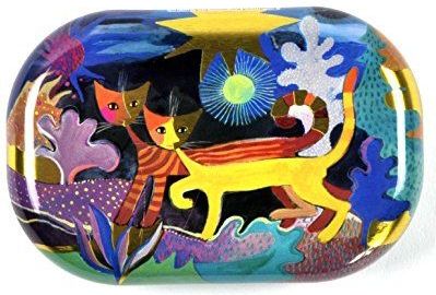 FRIDOLIN Contactlinsendose Rosina Wachtmeister ""Wonderland"" met spiegel en P...
