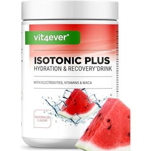 Isotonic Plus Drink - 1050g Isotone drankpoeder – met koolhydraten, elektrolyten, vitaminen en maca - Hydratie & Herstel formule (Watermelon)