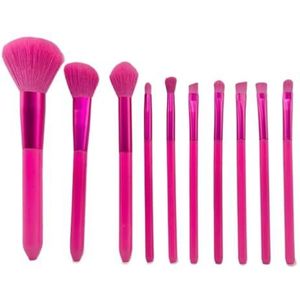 Multifunctionele Make-upborstel Make-up Kwastenset 10 Stuks Synthetische Make-up Kwasten For Foundation, Blush, Highlighter En Concealer Oogmake-up Kwasten voor Dames