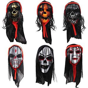 GALsor Horrormasker bang masker bal partij decoratieve rekwisieten plastic masker