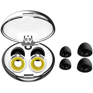 Anti-geluid slaap geluiddichte oordopjes siliconen diepe slaap ruisonderdrukking concert oordopjes herbruikbare ruisonderdrukking benodigdheden (Q)