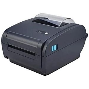 Etiketprinters 110 mm Thermische label Printer USB Bluetooth Barcode Sticker Printer Verzending Express Label Printer for logistiek (Color : Usb bluetooth black)