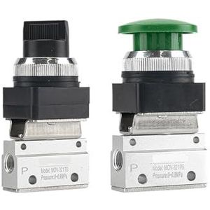 MOV-01 MOV-02 Een pneumatische klep Handmatige Luchtschakelaar Knop Roller Type Mechanische Pneumatische Omkeerklep (Rood)