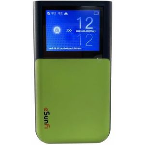 Sunhans eSunFi SHFiEL62 5G eSim mobiele hotspotrouter Draagbare wifi-router, met simkaartsleuf, tot 32 wifi-terminals, 2,4 inch touchscreen, wifi6, voor thuis/zakelijk/reizen (EAU)