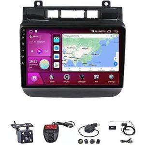Android Autoradio Video Multimedia Speler, 9 Inch Touch Screen Radio Plug And Play Autotoebehoren met Bluetooth En Navigatie En Achteruitrijcamera Voor Volkswagen Touareg FL NF 2010-2018(M150S WIFI