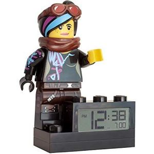 Wekker Lego Movie 2 Wyldstyle, digitaal lcd-display met achtergrondverlichting, alarm- en sluimerfunctie, ca. 24 cm