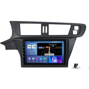 Android 14 Autoradio 2-Din Radio voor C-itroen C3-XR 2014-2018 GPS Navigatie 9in Sat Multimedia Player Video Bluetooth Ontvanger met 4G WiFi FM DSP SWC Carplay,M100s