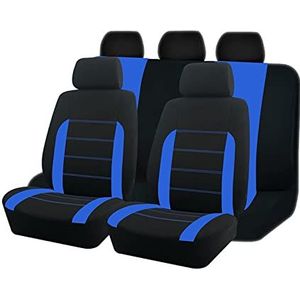 Stoelhoezen Beschermhoezen 9 Stuks Universele Polyester Autostoelhoezen Geschikt Voor De Meeste Auto's Suv Truck Van Auto-interieur(5 seat Blue)