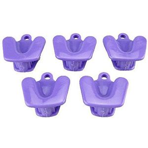 Vroegse 5 stks Klein Kind Grootte/Paars Tandheelkundige Siliconen Mond Prop Latex