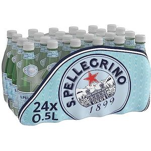 24 x 500 ml San Pellegrino spuitwater natuurlijk mineraalwater bruisend koolzuurhoudende drank