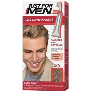 Just for Men - Autostop Kam - Donkerblond - Haarkleur voor Mannen