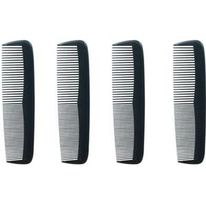 Xiaohan Set van 4 stuks plastic haarkammen voor dames en heren, kappers