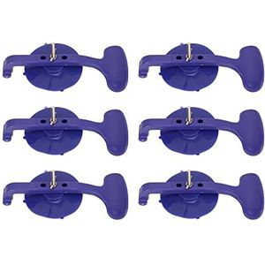 Sterke Zuignapklemmen voor Autoreparatie en Huishoudelijk Gebruik-6 pc's Zware Glazen Sukkels voor Ruitenherstel, Niet-markerend Composietontwerp glas- en Metalen Oppervlakken