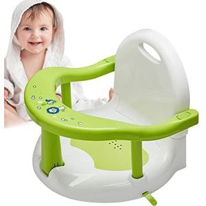 Badzitje voor baby, babybadje, antislip peuterbadje, opvouwbaar babybadje, babybadstoel met krachtige zuignappen, badzitje voor baby's van 6-18 maanden