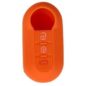 QWLEYCHN siliconen autosleutel case cover, voor Fiat 500 Panda Ducato 500L Punto Lancia Musa voor Peugeot Boxer voor Citroen Jumpe