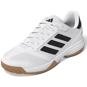 adidas Ligra 8 Indoor volleybalschoenen voor kinderen, uniseks, wit zwart wit, 5.5 Big Kid