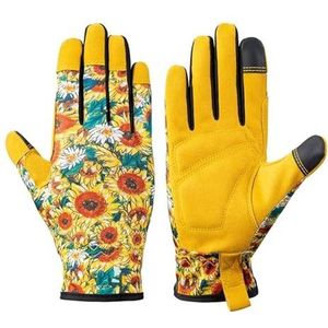 CYJAZNHH Tuinhandschoenen Ellebooglengte Rozen snoeien Tuinwerk Touchscreen Canvas(Medium)