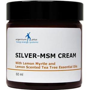 Zilver-MSM Crème met Citroenmirte en Citroengeurende Theeboom - 60 ml