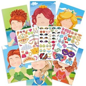 Dieren/Dinosaurus/Prinses Dress-Up Stickers Speelgoed Duurzaam Cognitieve Puzzel Speelgoed voor Jongens Meisjes Prinses