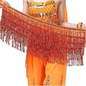 Kwastje Rok Vrouwen Kleding Party Club Podium Show Dance Wear Streetwear Pailletten Rokken Mini Vintage Rokken Voor Vrouwen Kleding, Oranje, Eén maat