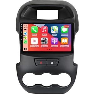 Android 13.0 Radio 2 Din Auto Stereo 9"" Touchscreen Autoradio Voor Ford Ranger 2011-2016 met Bluetooth/wifi/GPS Navigatie/FM Radio/Stuurwielbediening/AHD Omgekeerd Beeld(Size:M700S(8G+128G))