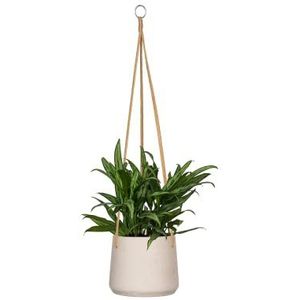 Urban Gardening Hangplantenbak, grijs, hangende bloempot om te beplanten, plantenhanger Pottery Pots