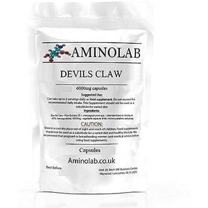 Aminolab - Devils Claw 6000mg 365 Capsules