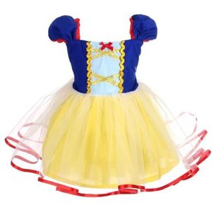 Lito Angels Sneeuwwitje Kostuum voor Baby Meisjes, Verjaardagsfeest Jurk Maat 80 Leeftijd 6-12 Maanden Markering 70