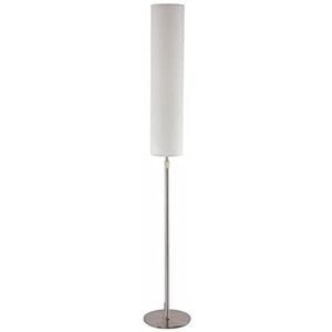 Retro Minimalistische Vloerlamp, Rvs Vloerlamp Cilindrische Hoogte Verstelbare Staande Lamp Bar Cafe E27 Vloerlamp for Woonkamer Slaapkamer Leeslamp Woonkamer