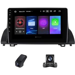 Carplay autoradio 2Din geldt voor Honda Accord 10 CV X 2017-2021 met Android Auto Bluetooth 9 inch touchscreen autoradio met FM-radio/DSP GPS stuurwielbediening + achteruitrijcamera(C10)