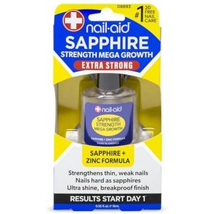 Nail-Aid Sapphire Strengthener & Mega Growth Treatment – transparant, 1,5 ml