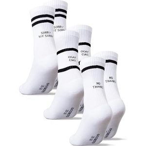 Occulto - Leo - Sokken - Zwart/Wit - 3 Pack