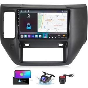 Android 13 QLED Autoradio voor Nissan Patrol V 5 Y61 2004-2021 - Ingebouwde DSP/Carplay/Android Auto - Camera + DVR - 9 inch 2 Din - Stuurbediening - FM AM RDS DAB Radio - BT 5.0(A,NF-3)