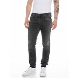 Replay Anbass Hyperflex Original Slim Fit Jeans voor heren, 097, donkergrijs, 29W / 32L