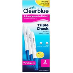 Clearblue - Zwangerschapstest - Vroegdetectie - 3x Voordeelverpakking - 99% Betrouwbaar