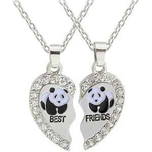 Fako Bijoux® - Vriendschapsketting - Best Friends - Panda