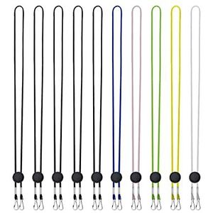 Set van 10 maskerbanden met instelbare lengte, anti-verlies riemverlenging voor vaste ketting, oorbeschermer-verlenghaken voor gehoorbescherming, herbruikbare verstelbare oordopjes.