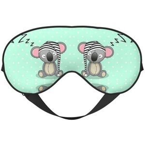 Slapen Koala Cap Slaap Eye Mas Bijgewerkt Ontwerp Licht Blokkerende Night Eye Blinder Mannen Vrouwen Shift Werk Reizen