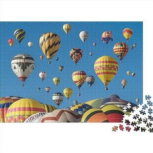 Hot Air Balloon Puzzel voor volwassenen en jongeren, impossible ballonnen puzzel, kleurrijke gaming puzzel, gamercadeau, spelpuzzels, woondecoratie, puzzel, 300 stuks (40 x 28 cm)