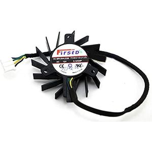 SCYHGLM Graphics Fan voor FD6010U12D 12V 0.3A 4Wire, Cooling Fan 4Wire