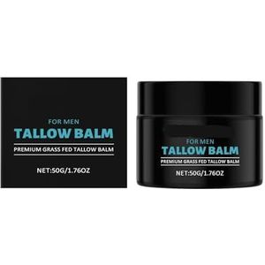 Tallowcrème For Mannen - Helpt Bij Fijne Lijntjes, Verzacht Roodheid Na Het Scheren, Hydrateert Mild En Is Niet Vet(3PCs)
