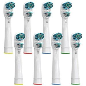 Reservekoppen - Compatibel met Braun Oralb Dual Clean - 8 Stuks - Elektrische Tandenborstels
