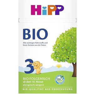 Hipp Biologische melkvoeding 3, verpakking van 4 (4 x 600 g)