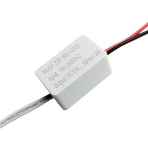 AC220V naar DC12V LED Driver Constante Voltage 6W Fan Voeding 500mA Low Voltage Voor Kastlamp
